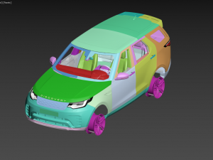 Land rover discovery 5 printable 3D Baskı Modeli