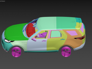 Land rover discovery 5 printable 3D Baskı Modeli