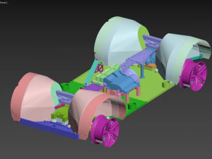 Rc car chassis 3D Print Model