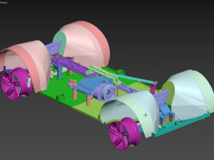 Rc car chassis 3D Print Model