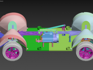 Rc car chassis Modelo de impresión 3D