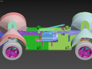 Rc car chassis 3D Print Model