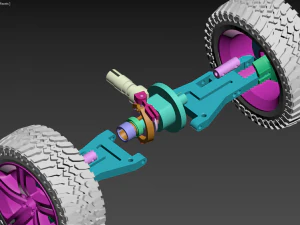 Rc car chassis 3D Print Model
