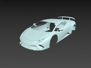 Lambo Huracan Performante - RC car body 3D Print Model