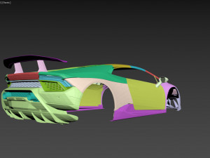Lambo Huracan Performante - RC car body 3D Print Model