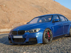 B M W 3 f30 with M performance package - RC Car Body 3D Print Model