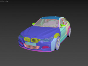 B M W 3 f30 with M performance package - RC Car Body 3D Принт Модель