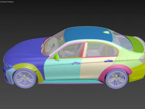 B M W 3 f30 with M performance package - RC Car Body 3D Print Model