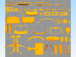 B M W 3 f30 with M performance package - RC Car Body 3D Print Model