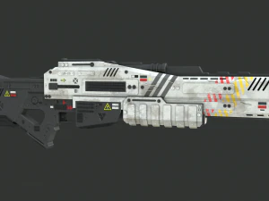 science-fiction shotlow-poly Modèle 3D