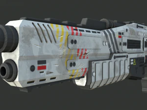 science-fiction shotlow-poly Modèle 3D