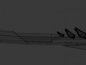 futuristic sci-fi sword pack - 4 swords with distinct designs low-poly s 3D Model
