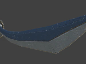 futuristic sci-fi samurai sword 2 low-poly 3D Model