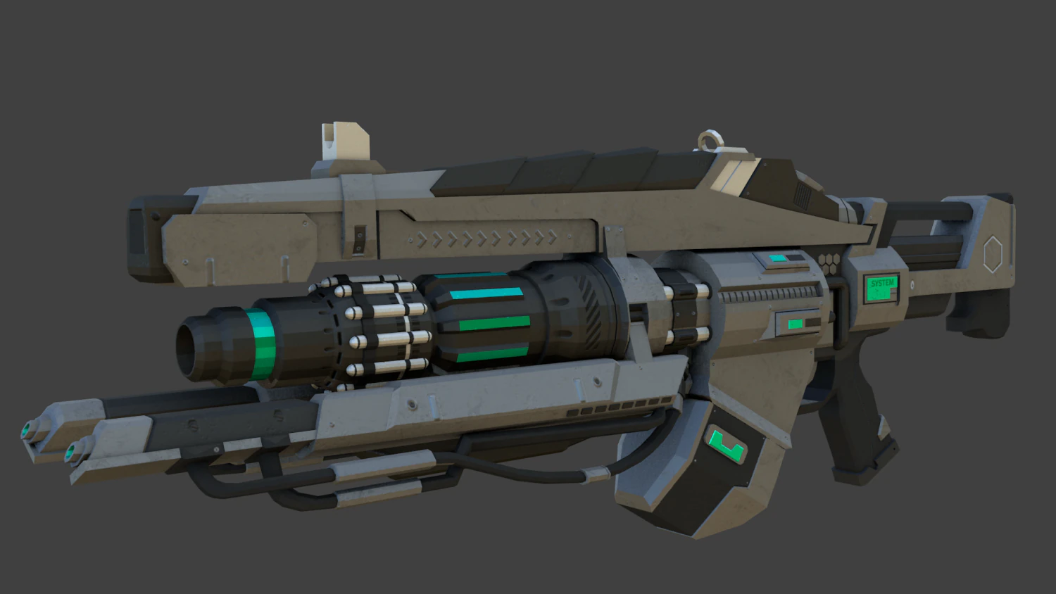 sci-fi link low-poly 3D Model .c4d .max .obj .3ds .fbx .stl .blend 