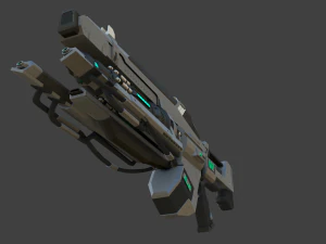 sci-fi link low-poly 3D Model