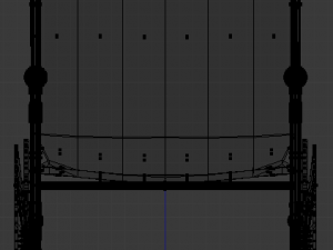 wheelchair low-poly 3D Model