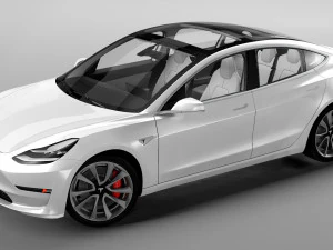 Tesla model 3 3D Model