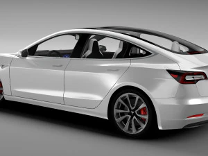 Tesla model 3 3D Model
