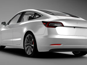 Tesla model 3 3D Model