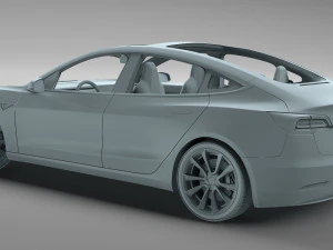 Tesla model 3 3D Model