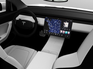 Tesla model 3 3D 模型