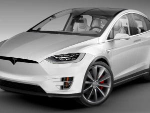 Tesla model x 3D Model