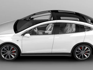 Tesla model x 3D Model