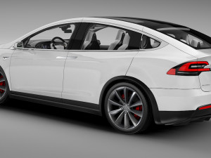 Tesla model x Modelo 3D