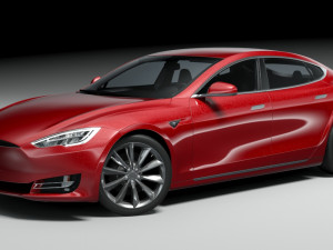Tesla models s 2018 Modello 3D