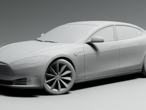 Tesla models s 2018 Modello 3D