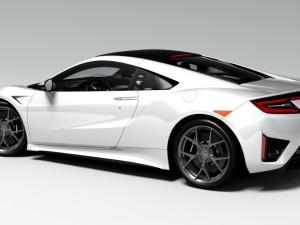 honda acura nsx Modèle 3D