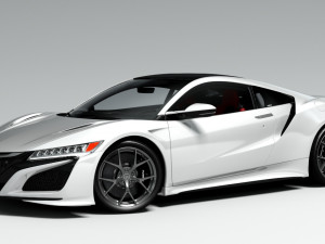 honda acura nsx Modèle 3D