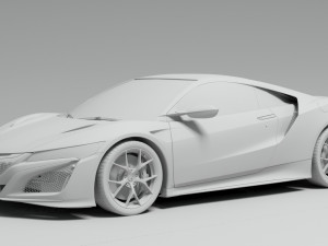 honda acura nsx Modèle 3D