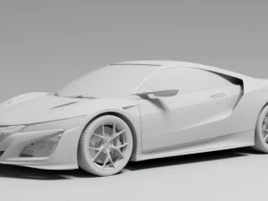 honda acura nsx 3D Model