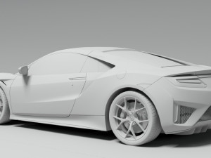 honda acura nsx Modèle 3D