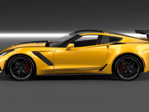 chevrolet corvette zr1 2019 3D मॉडल