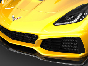 chevrolet corvette zr1 2019 3D मॉडल