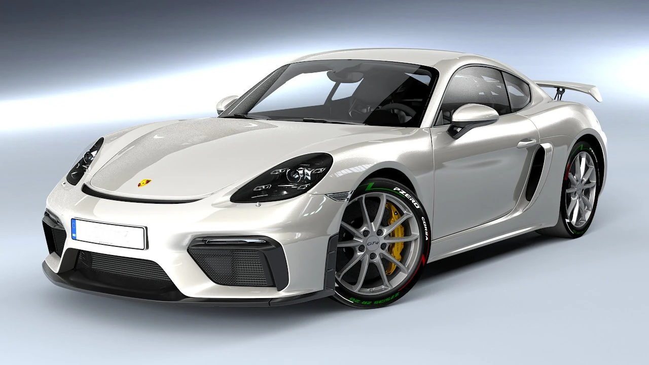 porsche cayman gt4 3D Model .c4d .max .obj .3ds .fbx .stl .blend 