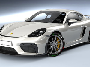 porsche cayman gt4 Modelo 3D