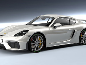 porsche cayman gt4 Modelo 3D
