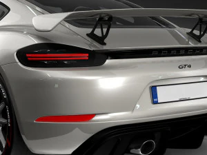 porsche cayman gt4 3D Model