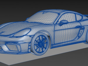 porsche cayman gt4 Modelo 3D