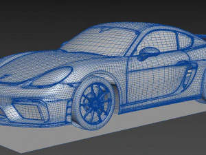 porsche cayman gt4 3D Model