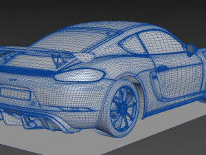 porsche cayman gt4 3D Model