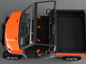 polaris ranger 2018 Model 3D