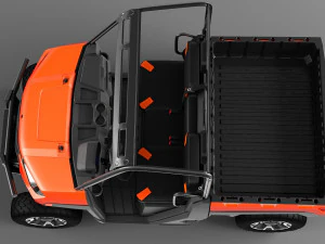polaris ranger 2018 3D Model