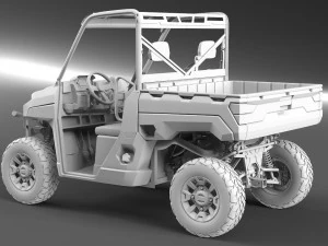 polaris ranger 2018 3D Model