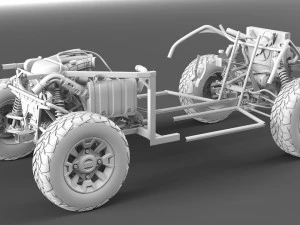 polaris ranger 2018 3D Model