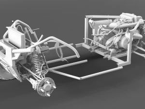 polaris ranger 2018 3D Model