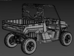 polaris ranger 2018 3D Model